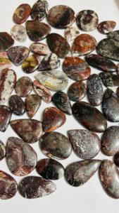 Colgante suelto multicolor hecho a mano de ágata de encaje loco Natural de grado AAA personalizable para la fabricación de joyas lote a granel al por mayor - Product Image 4