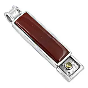 Moderno Colgante con Dije de Amatista Chapado en Rodio para Mujer - Product Image 1