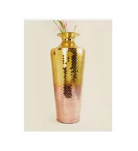 แจกันดอกไม้โลหะดีไซน์โบราณของตกแต่งบ้านสไตล์โมเดิร์นแจกันดอกไม้โลหะผู้ผลิตจากการออกแบบที่หรูหรา - Product Image 5