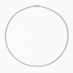 Collier tennis en diamant de luxe 5,00 carats en or blanc, bijoux fins élégants, collier statement, cadeau idéal pour un anniversaire - Product Image 5