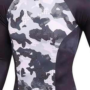 ชุดแรชการ์ดสำหรับออกกำลังกาย ขายส่ง รับผลิตแบบ OEM/ODM โรงงานผลิตชุดกีฬา ชุดแรชการ์ดจำนวนมากพร้อมบริการพิมพ์ลายตามสั่ง - Product Image 4