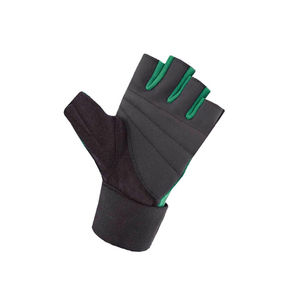 Gants de sport en coton à demi-doigts pour hommes et femmes, poids lourd, avec paumes rembourrées, prise en main solide, soutien du poignet pour la musculation - Product Image 3