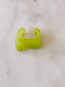 2025มาใหม่ขายส่งแหวนเรซินสำหรับผู้หญิงแหวนพลอยสีดำอาเกตเครื่องประดับแหวนหยกสำหรับเป็นของขวัญ - Product Image 4