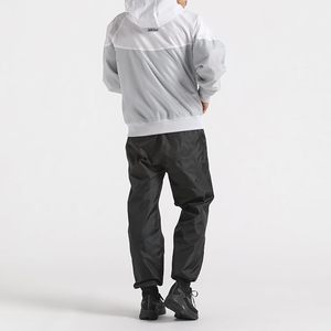 กางเกงผ้าไนลอนเอวสูงน้ำหนักเบากันรอยยับสำหรับผู้ชายกางเกงกีฬาลำลองทรงพอดีตัวแบนกางเกงแฟชั่น - Product Image 5