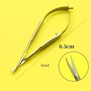 Tijeras Trabeculares Corneales Eye Venus, Tijeras Rectas y Curvas para Tejido de Doble Párpado, Herramienta para Remover Suturas - Product Image 6