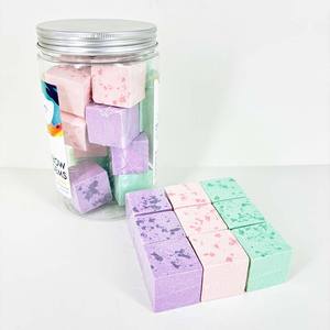 Fabricant <span class=keywords><strong>Karsten</strong></span> – Lot de 6 cubes de douche effervescents bio aux huiles essentielles, 50g, couleur arc-en-ciel, pour aromathérapie et bain - Product Image 2