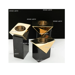 Porte-bougie de conception la plus récente, en métal et marbre, qualité supérieure, taille personnalisée, à bas prix - Product Image 4