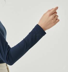 Korean Organza Nonwoven Office Women's Tank <b>Top</b> with Front Logo <b>Short</b> Length Regular Fit - Product Image 3