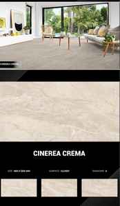 Azulejos de losa de porcelana pulida de 600x1200mm modernos, textura sólida, aspecto de madera vitrificada esmaltada para el dormitorio de la Villa, sala de estar - Product Image 5