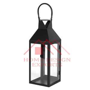 Lanterne à bougie suspendue en acier inoxydable avec finition multicolore pour mariage et événements, décoration de fête, bougie en métal doré - Product Image 4