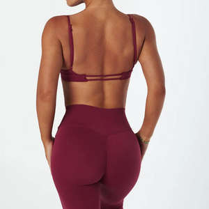 Sujetadores Deportivos Sexys de Alto Impacto Personalizados para Mujer, Top de Yoga para Gimnasio, Ropa Deportiva, Sujetador Sexy Ajustable con Copas Extraíbles - Product Image 2