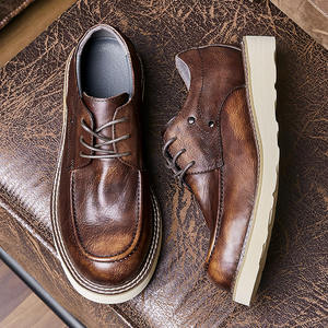 Zapatos Oxford de cuero formales y elegantes para hombre, con punta en pico, sin cordones, para oficina, carrera, vestir y ocasiones formales. - Product Image 5