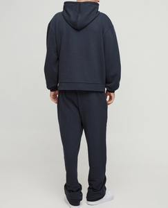 Ensemble de survêtement pour homme, nouveau design OEM, vêtements d'hiver, pull, jogging, taille plus, 2 pièces, sweat-shirt et pantalon de jogging décontractés, uni, pour l'extérieur - Product Image 3