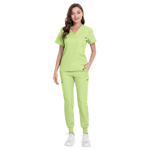 Uniformes de hospital de licra, uniformes médicos de enfermera para hombres y mujeres con logotipo personalizado Unisex, superventas, conjuntos de médicos para dentistas - Product Image 5
