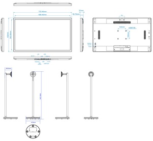 32 Inch Portable <b>Smart</b> Touch Screen Display Handy Portable Advertising Education Touch <b>Smart</b> <b>TV</b> Screen - Product Image 5