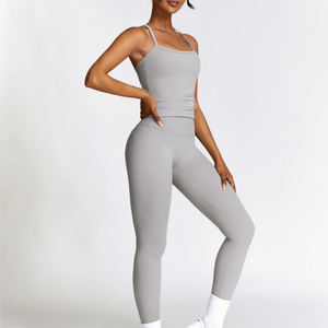 Conjunto de Dos Piezas de Ropa Deportiva Personalizada para Mujer, Control de Abdomen, para Yoga, Gimnasio y Entrenamiento - Product Image 6