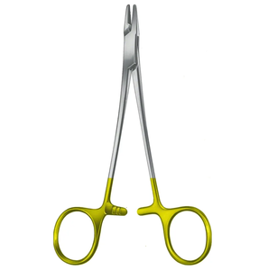 TC Half Gold 5,3 \ "Soporte de aguja Crile Fórceps de operación Fórceps quirúrgicos manuales de acero inoxidable alemán - Product Image 4