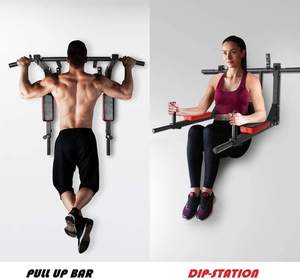 Compre una estación de inmersión de agarre múltiple montada en la pared para equipos de fitness de gimnasio en casa de interior - Product Image 3