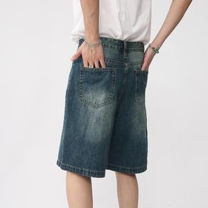 Novedad: Pantalones Cortos Casuales de Verano para Hombre, Diseño Cómodo, Color Sólido, 100% Algodón, Cintura Elástica, Secado Rápido y Transpirables - Product Image 4