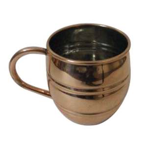 Taza de cobre puro para beber agua pulida brillante decorativa hecha a mano de buena calidad, tazas para beber agua de mula de Moscú - Product Image 3