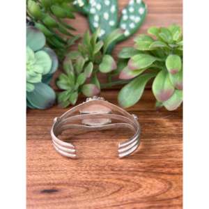 Navajo Multi-Stone & Sterling <b>Silver</b> Fashion <b>Cuff</b> <b>Bracelet</b> - Product Image 4