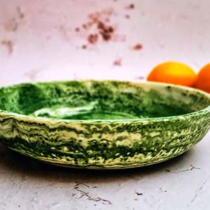 Plato Decorativo de Resina Moderna, Ecológico, Pulido a Mano, Apto para Lavavajillas, para Servir en Fiestas - Product Image 6