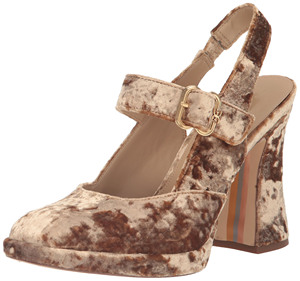 Zapatos de Tacón Alto Personalizados para Mujer, Tipo Mary <span class=keywords><strong>Jane</strong></span> con Tira Trasera, Microfibra, Tacón de 11.5 cm, Punta Cuadrada, Plataforma, para Fiestas de Verano - Product Image 5