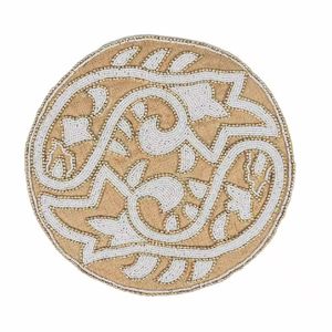 Embroidery Seed <b>Bead</b> Traditional Craftsmanship <b>coaster</b> Heritage Craftsmanship <b>coaster</b> - Product Image 1