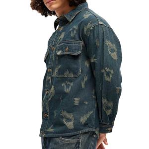 Chaqueta Vaquera de Invierno para Hombre, Talla Grande, Estilo Urbano, Diseño de Parches Ecológico Hecho a Medida, Alta Calidad 2026 - Product Image 2