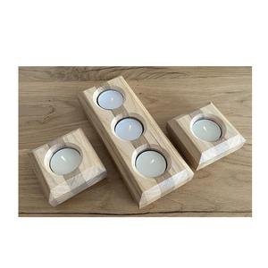Unique Wooden Tealight Holder Showcasing Natural Wood Patterns That Add Subtle Warmth to Any Room Environment - Product Image 3