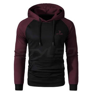 Venta al por mayor personalizado de alta calidad al aire libre hombres sudaderas con capucha nueva llegada patrón de diseñador para el verano otoño estaciones más teñido liso - Product Image 1