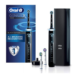 Oral-b Power iO Series 9 brosse à dents électrique Rechargeable, Onyx noir, avec (6) têtes de brosse et étui de voyage oral-b Power iO Series - Product Image 1