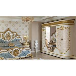 Cama clásica europea antigua-White Duco Mahogany - 133 - Product Image 3