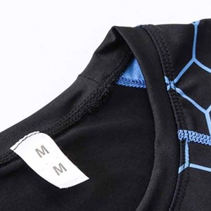 Rash Guard imprimé pour hommes Confortable Doux Polyester Nylon Couche de base Cyclisme Gym Fitness Workout Bodybuilding Rash Guards Hommes - Product Image 4