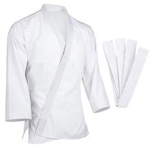 เครื่องแบบยูโดทำจากผ้าฝ้าย100% ระบายอากาศได้ดีทนทานเสริมการออกแบบดั้งเดิมสำหรับการฝึกซ้อมและการแข่งขัน - Product Image 1