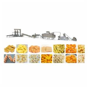 สายการผลิตขนมพัฟอัตโนมัติใหม่ ทำจากสแตนเลส 304 สำหรับการผลิตขนมพัฟจากธัญพืช เช่น ข้าวโพด แบบต่อเนื่อง - Product Image 2