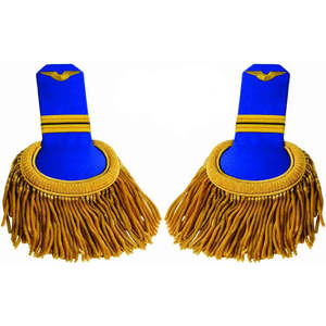 Insignias de Hombro con Cordón Metálico Hechas a Mano, Insignias de Hombro con Cordón de la Más Alta Calidad - Product Image 4