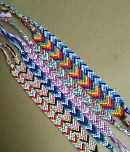 Custom Chevron Friendship <b>Bracelet</b> Chevron - Colorful - <b>String</b> - Trendy - *CUSTOMIZABLE* - Product Image 1