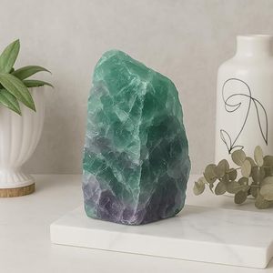 Piedra curativa de cristal crudo en bruto de fluorita Natural, lote a granel para fabricación de joyas, energía Reiki y decoración del hogar - Product Image 1