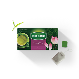 Sachets de thé vert biologique de première qualité, sachets transparents de thé détoxifiant aux herbes, boîtes rondes personnalisées avec logo et emballage - Product Image 3