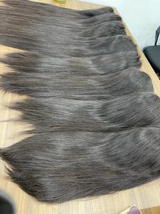 Extensión de cabello más vendida, cabello humano vietnamita, largo, recto, Frontal y peluca con cierre, sedoso, listo para enviar, personalizar cualquier longitud - Product Image 2