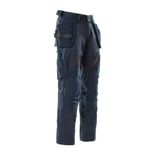 Pantalon de travail durable de style tactique pour hommes, disposition utilitaire multi-poches respirante pour l'extérieur avec logo genoux renforcés à la taille - Product Image 3