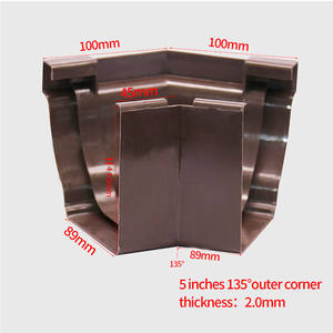 China Factory <span class=keywords><strong>PVC</strong></span> Rain Gutter Building's Roofing Sistema <span class=keywords><strong>de</strong></span> drenaje <span class=keywords><strong>de</strong></span> agua <span class=keywords><strong>de</strong></span> lluvia <span class=keywords><strong>PVC</strong></span> Gutter Water Collector and Downpipe - Product Image 2