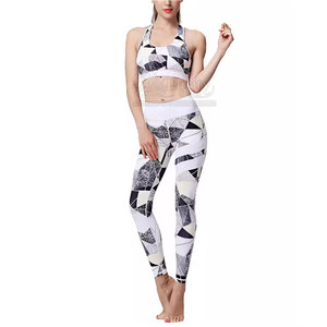 Latest Design High Quality Women Yoga <b>Set</b> Cotton Best Material New Style Women Yoga <b>Set</b> For Sale - Product Image 5