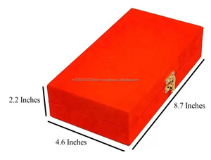 Ensemble de 2 bols et 2 cuillères plaqués or en gros avec plateau, article cadeau de retour indien, mariage, fête, fête, cadeaux de pendaison de crémaillère - Product Image 5