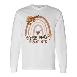 Maglietta Pediatrica a Maniche Lunghe Rainbow per Terapia Motoria e Fisioterapia, Abbigliamento per Neonati a Scopo Promozionale - Product Image 1