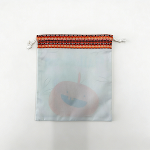 กระเป๋าหูรูดลายการ์ตูนโพลีเอสเตอร์เป็นมิตรกับสิ่งแวดล้อมทนทานพร้อมหูหิ้วแบบเชือก L20xH24 ซม. สำหรับใช้ในชีวิตประจำวัน - Product Image 2