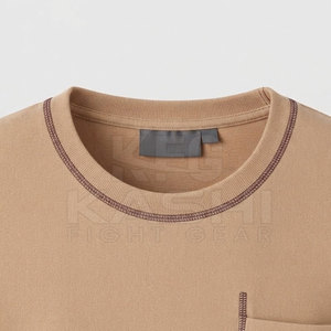 Camiseta Extra Grande para Hombre con Hombros Caídos y Logotipo Personalizado de Alta Calidad, Tejido de Algodón Suave, Ropa Casual Ecológica - Product Image 4