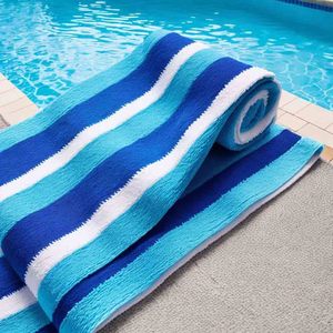 Grande serviette de piscine et de plage en microfibre douce surdimensionnée à séchage rapide, légère et sans sable, pour voyage, gym, spa - Product Image 3