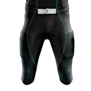 El uniforme de fútbol con degradado para jóvenes adultos unisex Personalizado incluye camiseta y pantalones estampados transpirables - Product Image 6